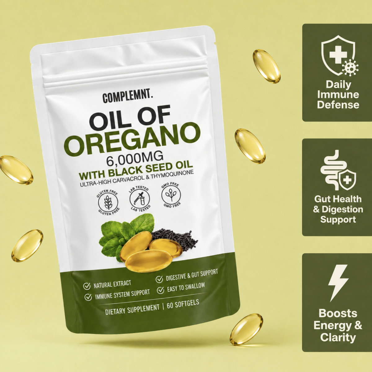 Oregano + Black Seed Oil